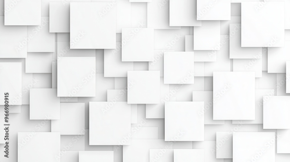 Abstract White Square Pattern Background Abstract White Square Pattern Background