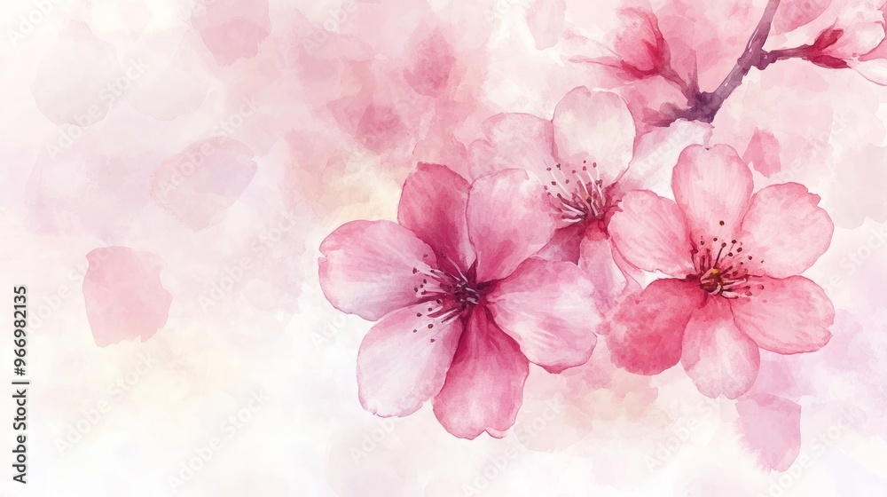 Elegant Dusty Pink Floral Background on White Soft, Romantic, and Delicate Elegant Dusty Pink Floral Background on White Soft, Romantic, and Delicate