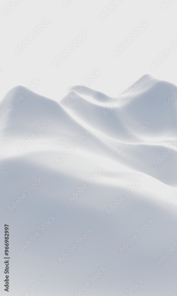 Snow mountain. White terrain. Cold environment Snow mountain. White terrain. Cold environment
