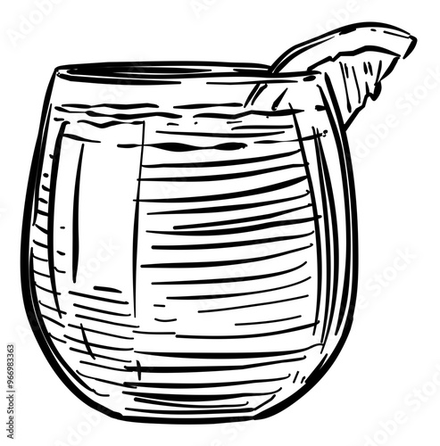 cocktail handdrawn illustration