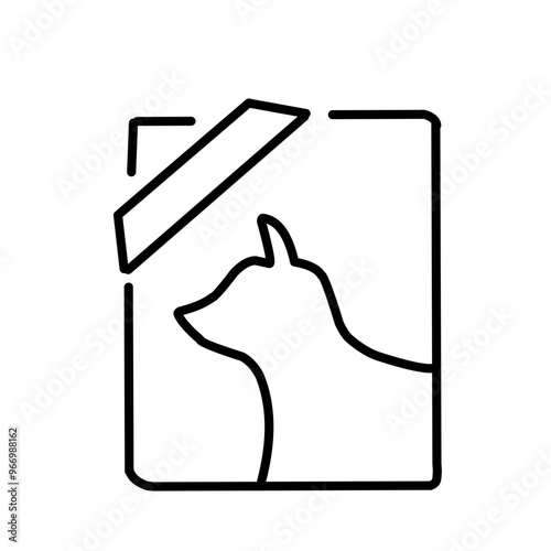 funeral icons. line vector