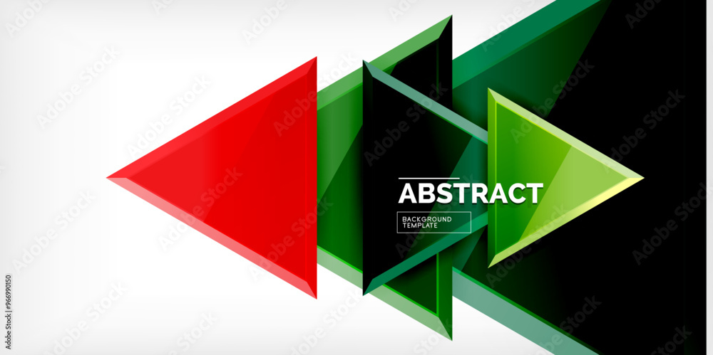 Abstract background - glossy triangles. Vector Illustration For Wallpaper, Banner, Background, Card, Book Illustration, landing page Abstract background - glossy triangles. Vector Illustration For Wallpaper, Banner, Background, Card, Book Illustration, landing page