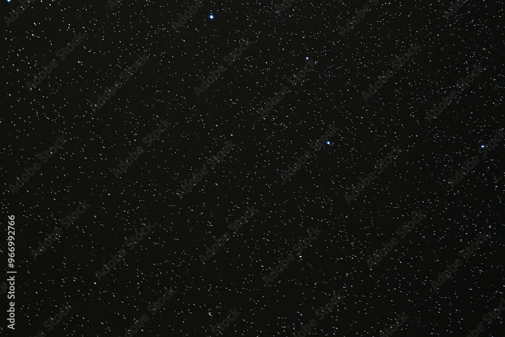 Night Sky Stars Background. Starry Night Sky With Stars. Natural Background With Black Sky And Many Stars