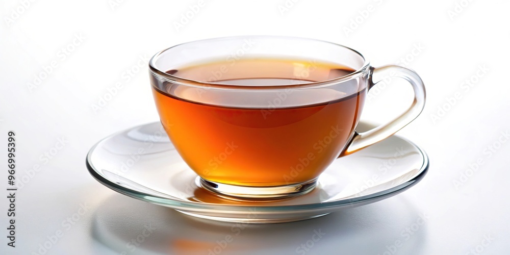 Tea without milk on white isolated background Tea without milk on white isolated background