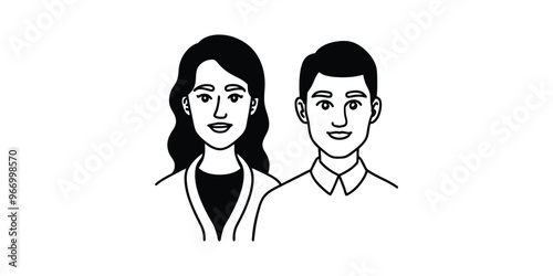 Vector Avatar Icons - Diverse Human Faces Collection