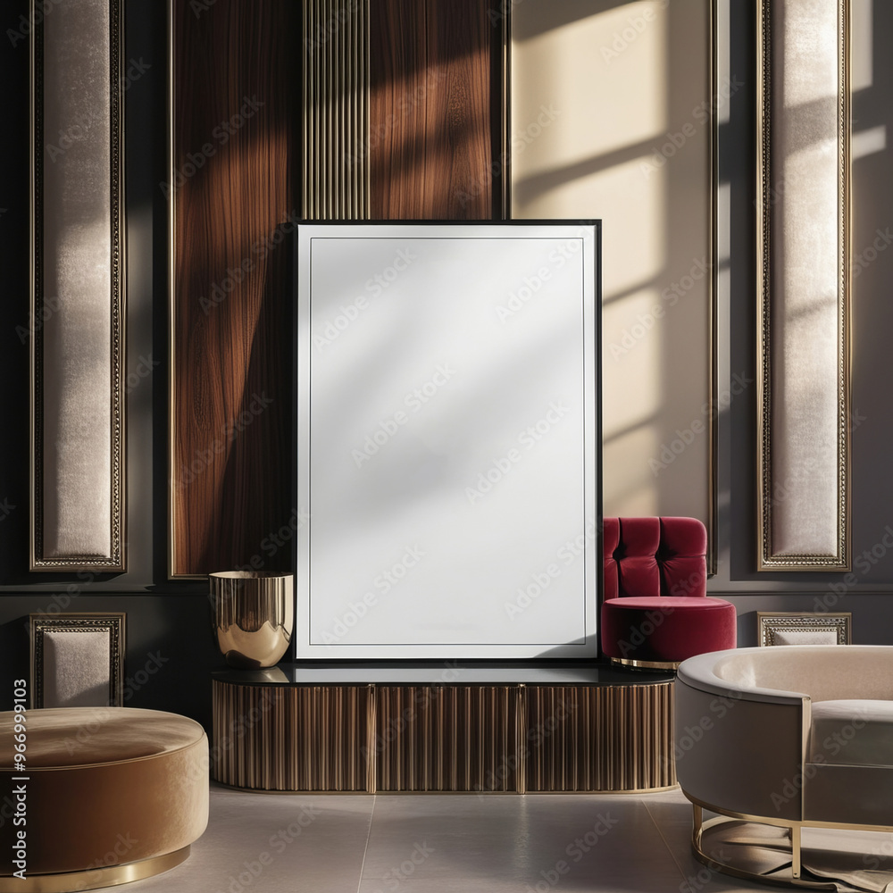 Empty mockup frame aesthetic design Empty mockup frame aesthetic design