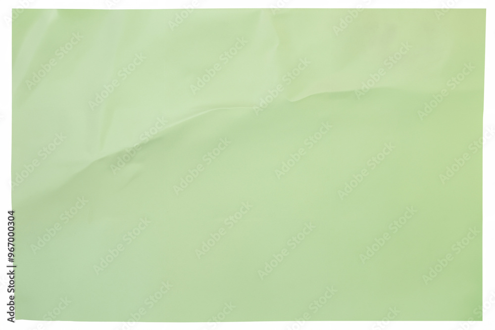 Fototapeta premium Green Pastel Creased Paper Texture