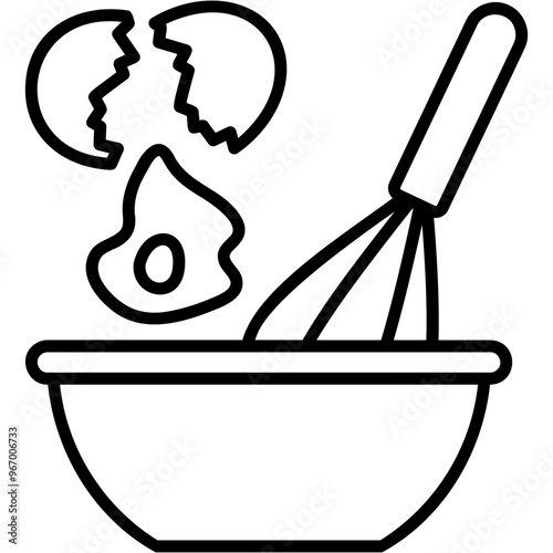 Whisk Eggs Icon