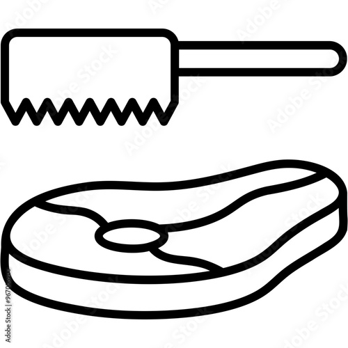 Tenderize Steak Icon