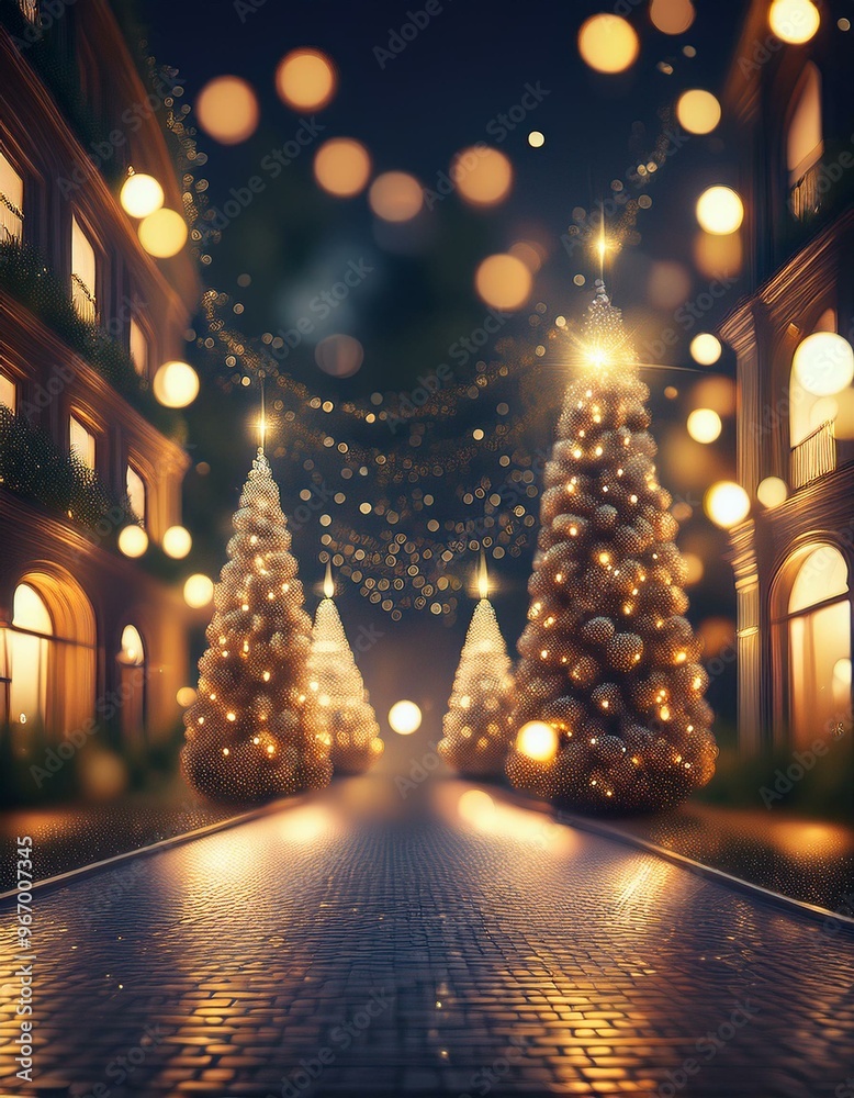 christmas tree in the night christmas tree in the night