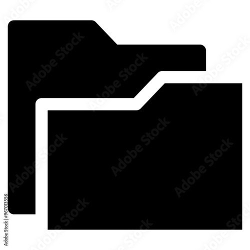 Folder icon vector concept symbol illustration