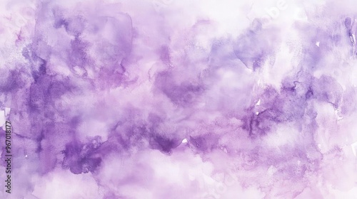 A beautiful, soft purple watercolor background with blended hues, perfect for designs and artistic projects.