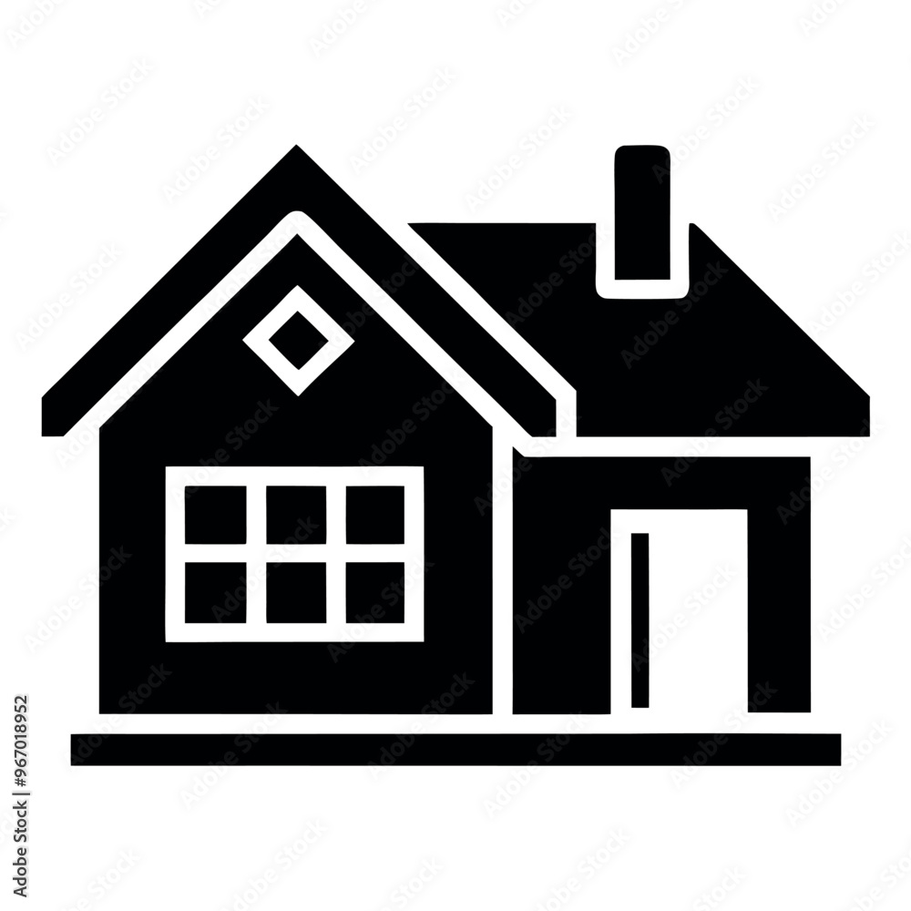 House icon vector art illustration House icon vector art illustration