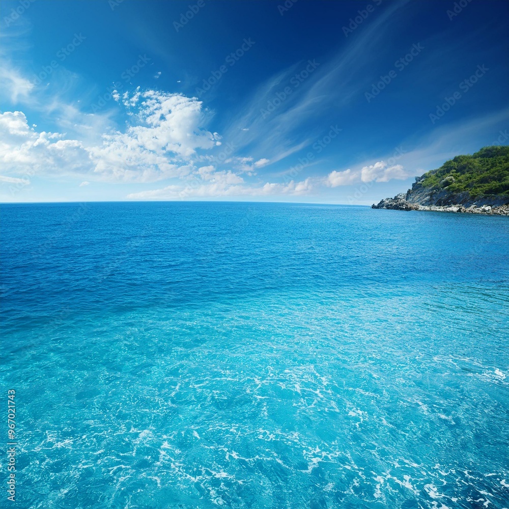 Obraz premium 青い夏の海
