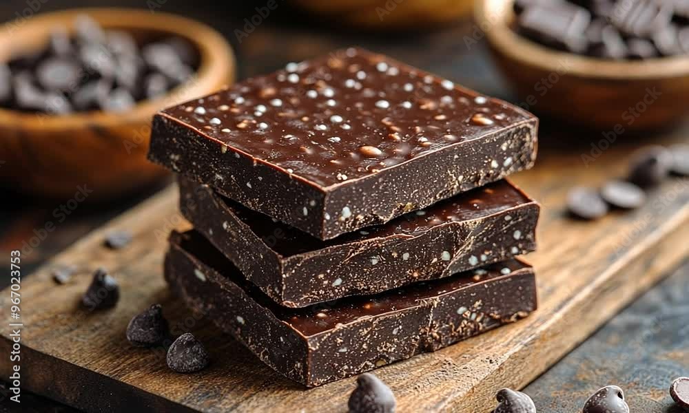 Dark Chocolate Bars with Sea Salt Dark Chocolate Bars with Sea Salt