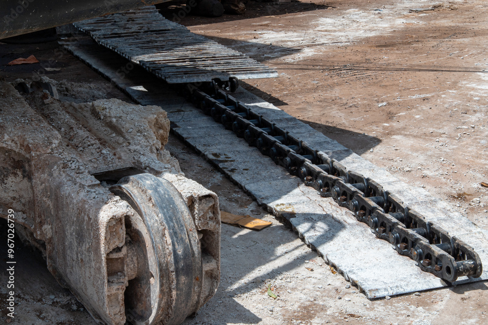 Φωτογραφία Excavator chain hi-res stock photography and images