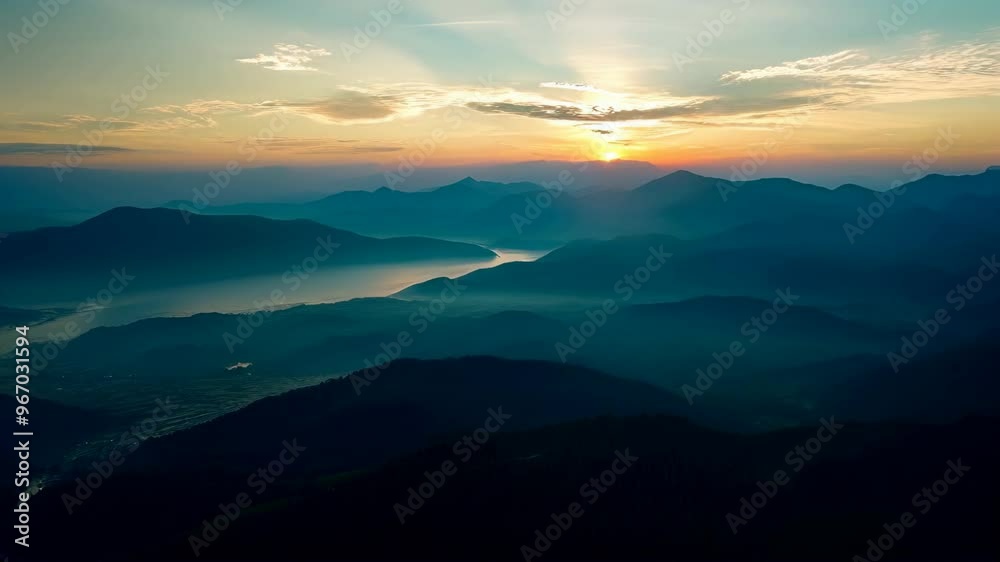 Hyperlapse On A Breathtaking Mountain Range Hyperlapse On A Breathtaking Mountain Range
