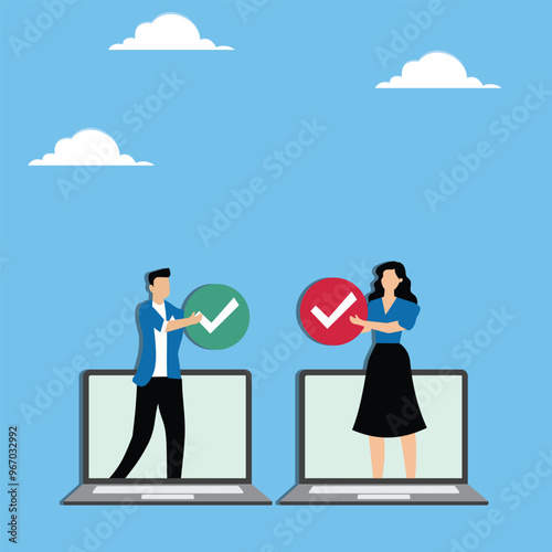 Submission of completed work via remote work, team flexibility with ability to work from anywhere concept, Colleagues appearing on conference call windows to submit their finished works.