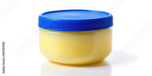 Vaseline bottle on white background photo