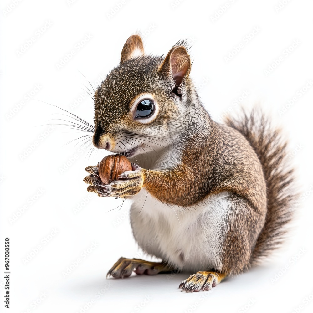 squirrel on a white background squirrel on a white background