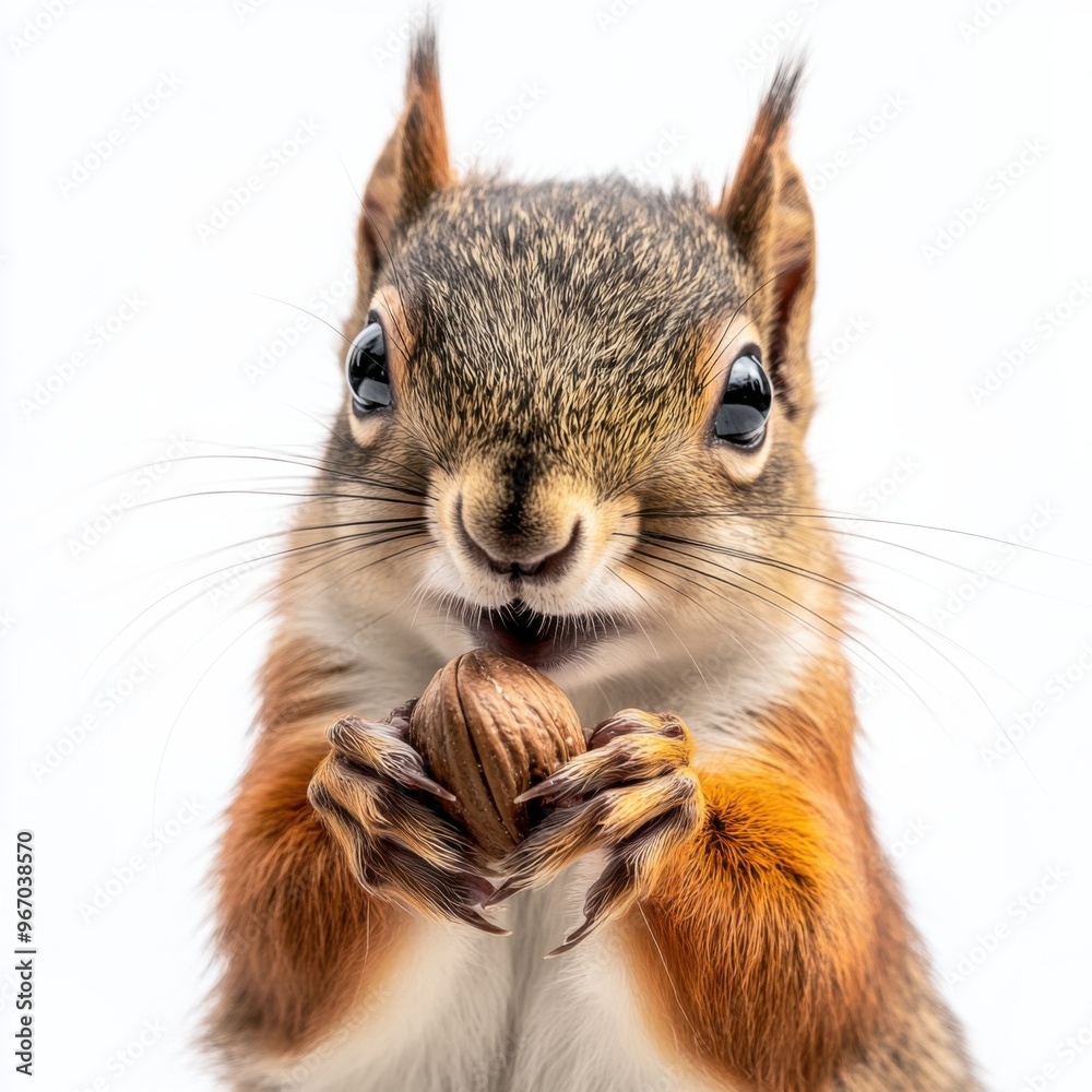 Obraz premium squirrel on a white background