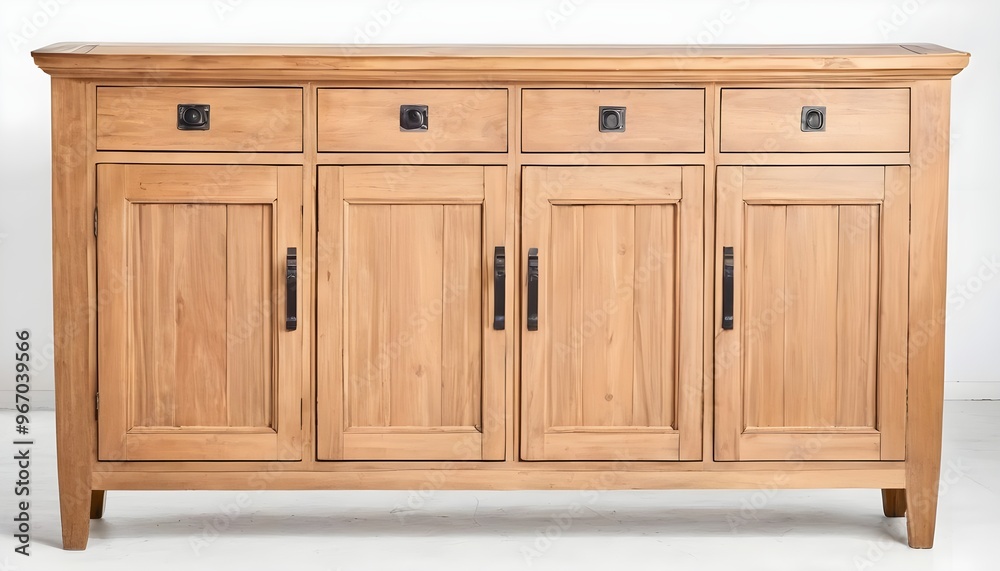 Fototapeta premium cabinet isolated on white background