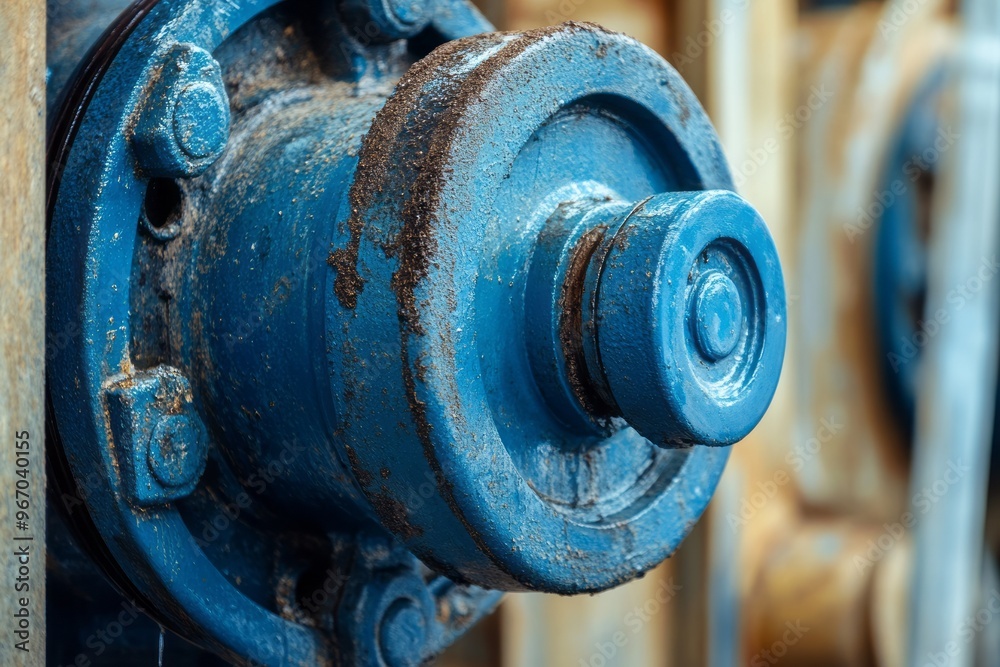 Industrial water pump close up Industrial water pump close up