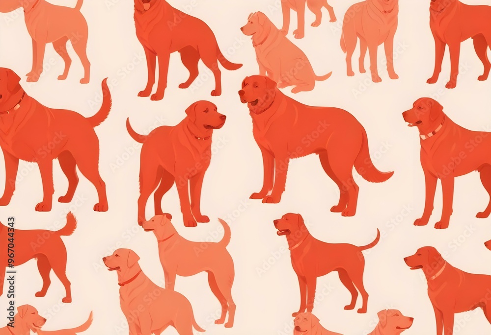 A Dog with Colour Background A Dog with Colour Background