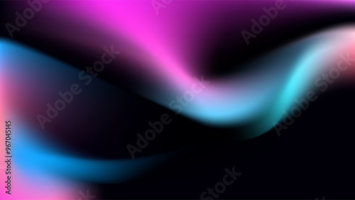 ABSTRACT DARK BACKGROUND ELEGANT GRADIENT MESH BLUE PINK SMOOTH COLOR DESIGN VECTOR TEMPLATE GOOD FOR MODERN WEBSITE, WALLPAPER, COVER DESIGN 