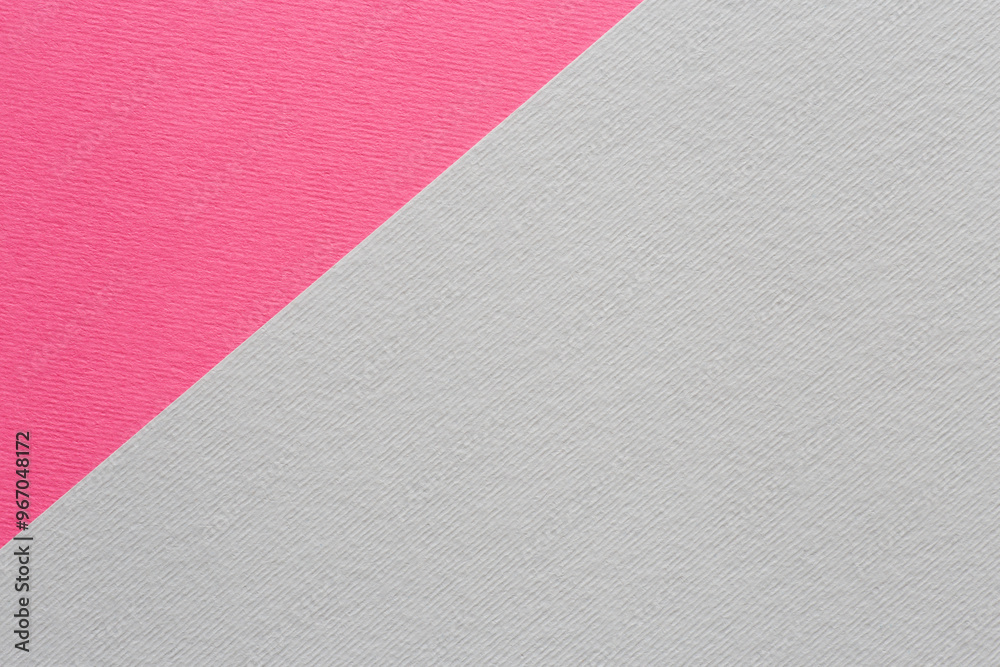 Fototapeta premium close up of pink and gray cardboard textures