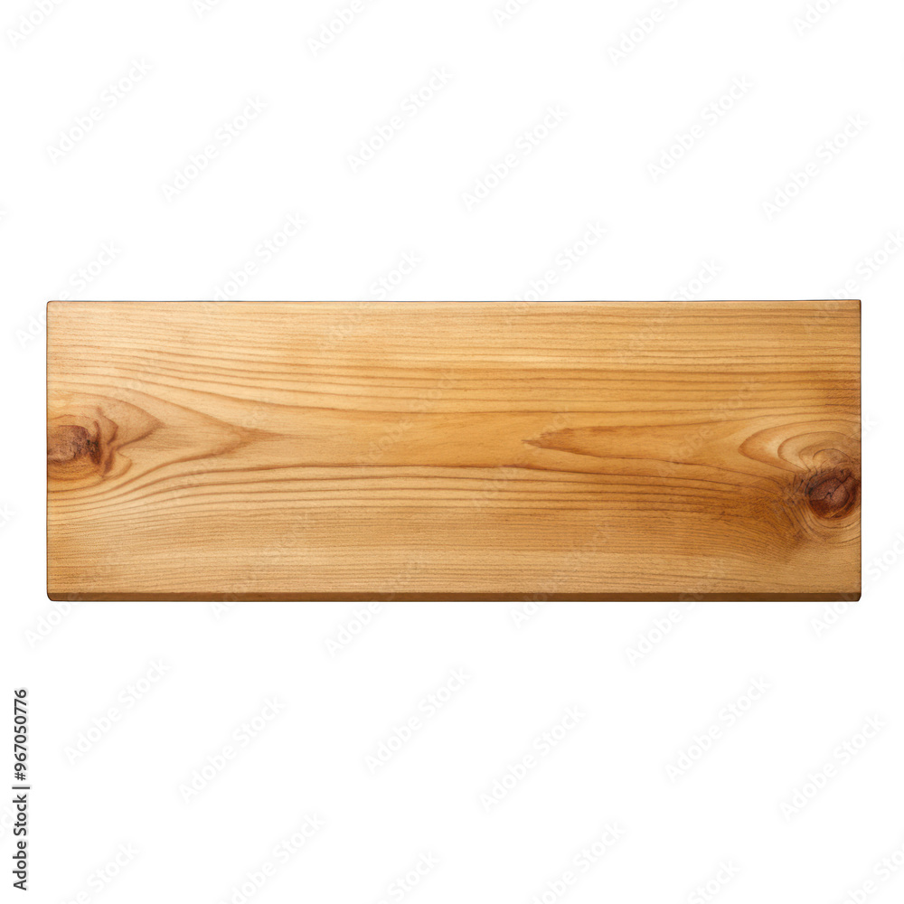 Wooden plank top view isolated on transparent background Wooden plank top view isolated on transparent background