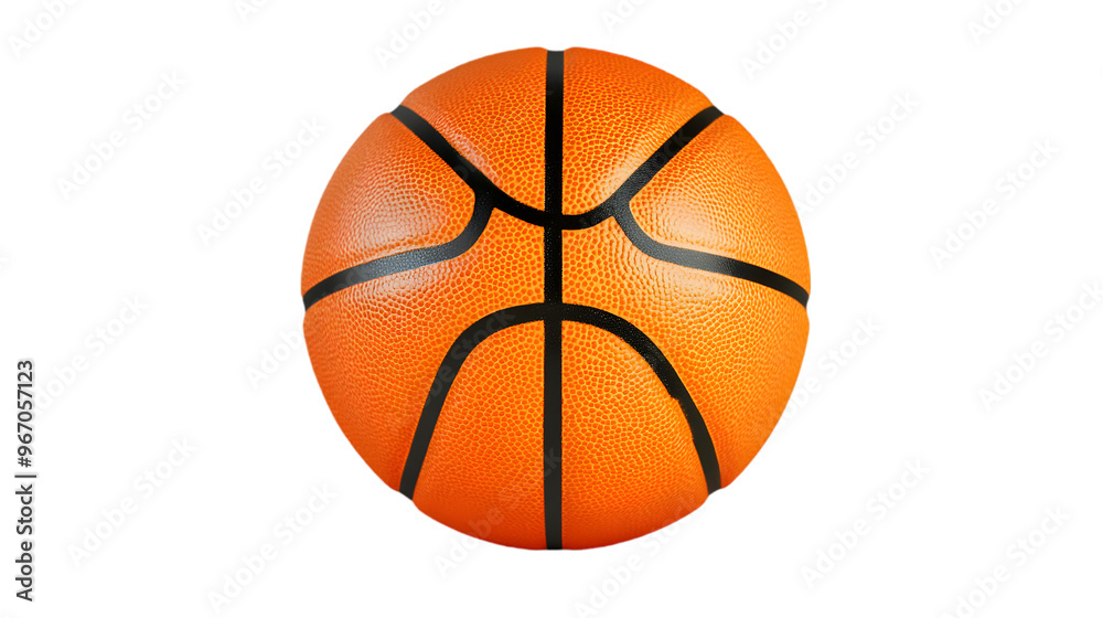 Fototapeta premium A basketball isolated on white background.
