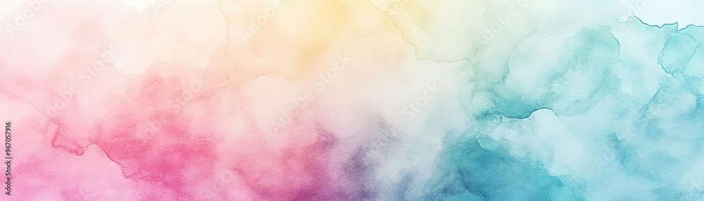 Obraz premium A soft blend of pastel colors creating an abstract, dreamy background perfect for design projects and artistic expressions.