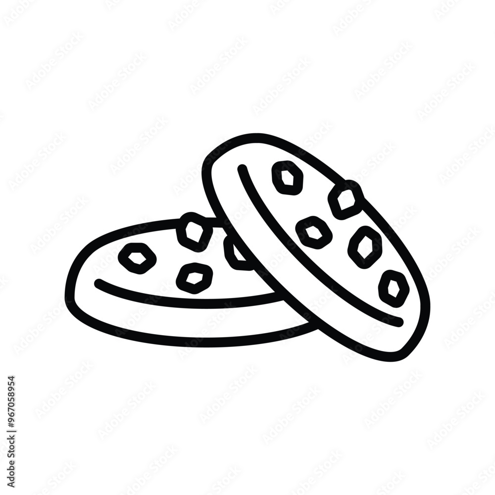 cookies icon vector design template simple and clean cookies icon vector design template simple and clean