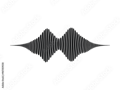 Abstract Sound Wave Silhouette Collection | Audio Waveform Design for Music & Podcasting | Perfect for International Podcast Day Graphics.