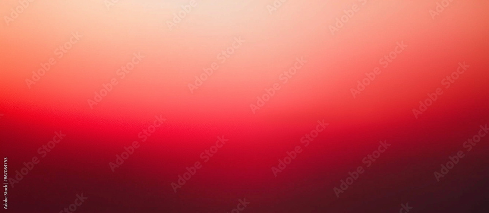 Obraz premium Red gradient transition background, for banner or backdrop design, Ai generated images