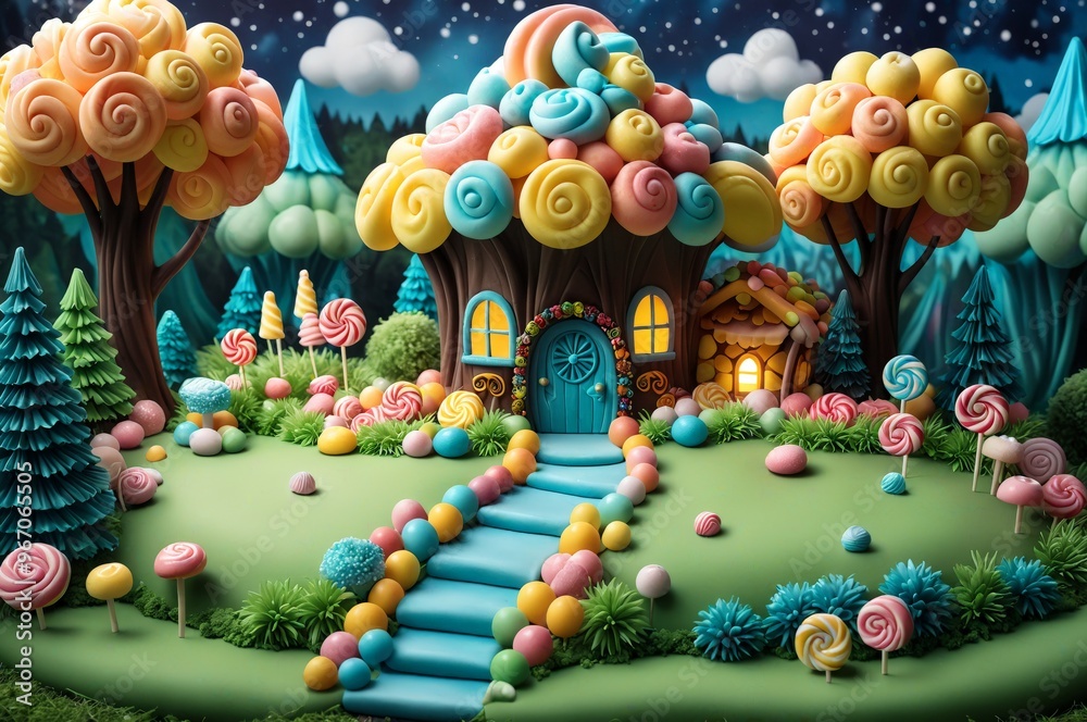 Fototapeta premium easter decoration with eggs
