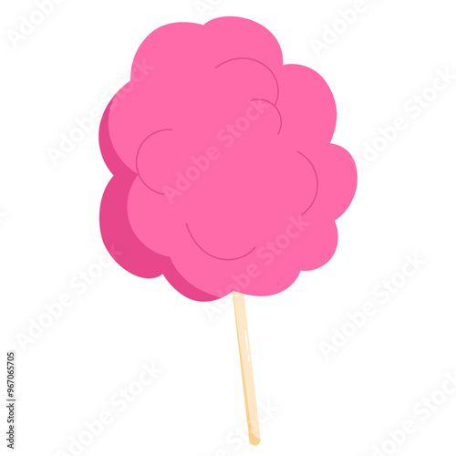 Cotton Candy Illustration