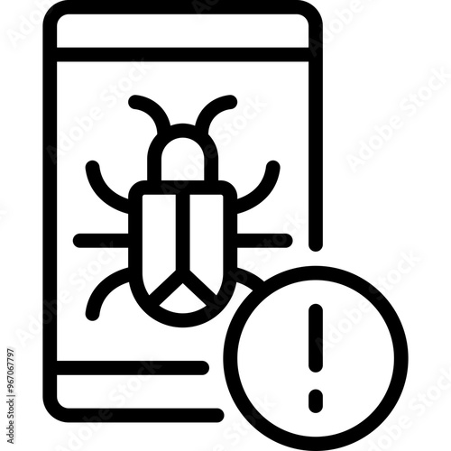 mobile virus icon