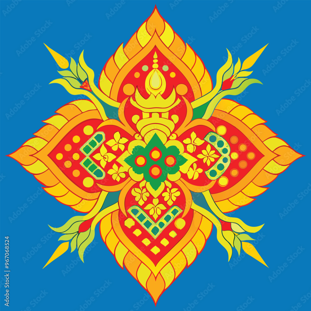 Thai vector Pattern , Luxury pattern vector Thai vector Pattern , Luxury pattern vector