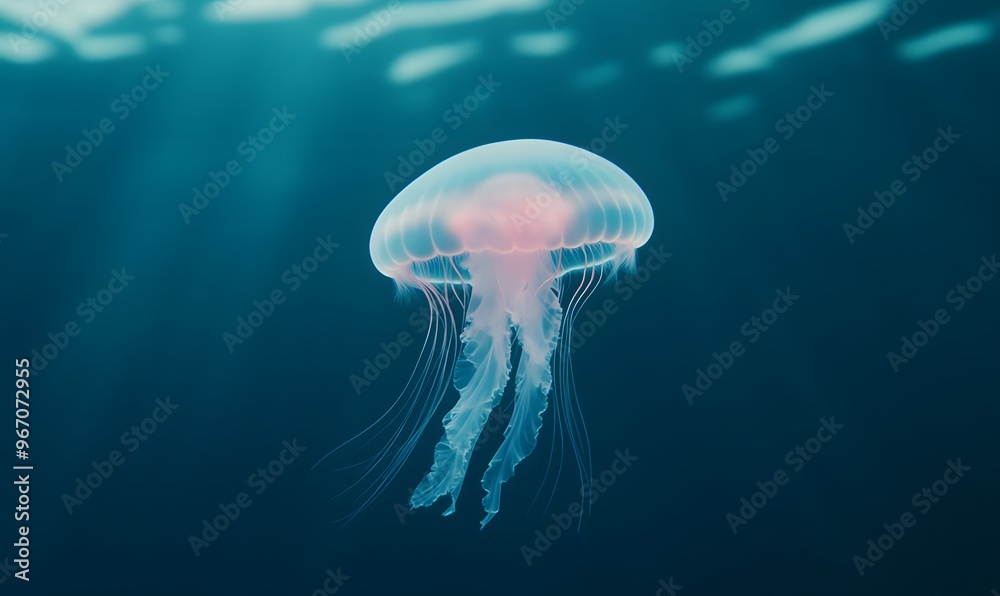 jelly fish in the sea jelly fish in the sea