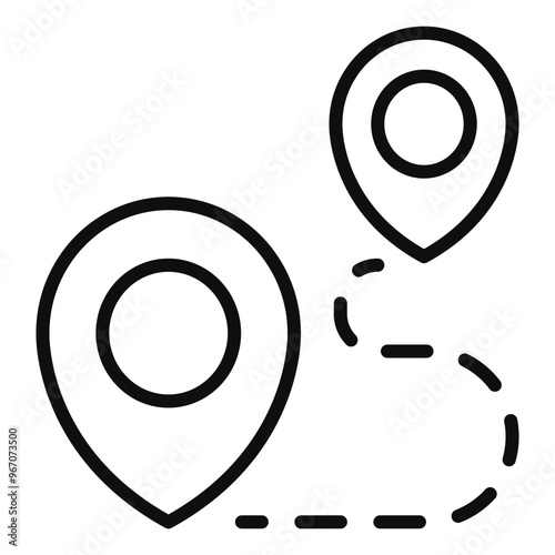 Address location Outline Icon 02