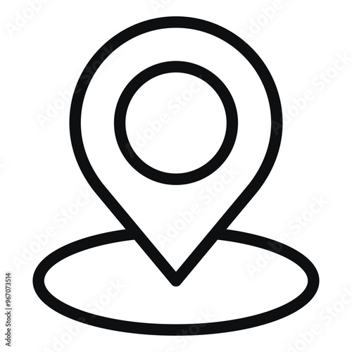 Address location Outline Icon 03