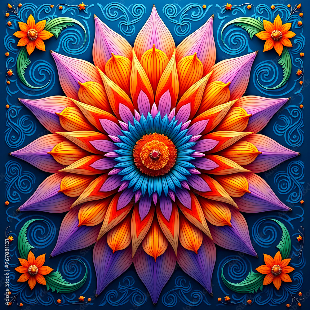 Diwali pattern wit a lot of colours Diwali pattern wit a lot of colours