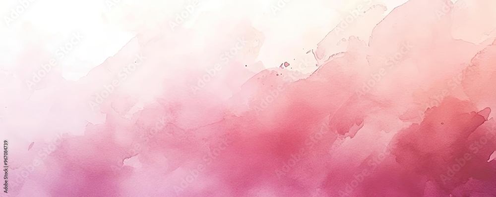 Soft watercolor background with gentle pink hues, ideal for design, presentations, and artistic projects.