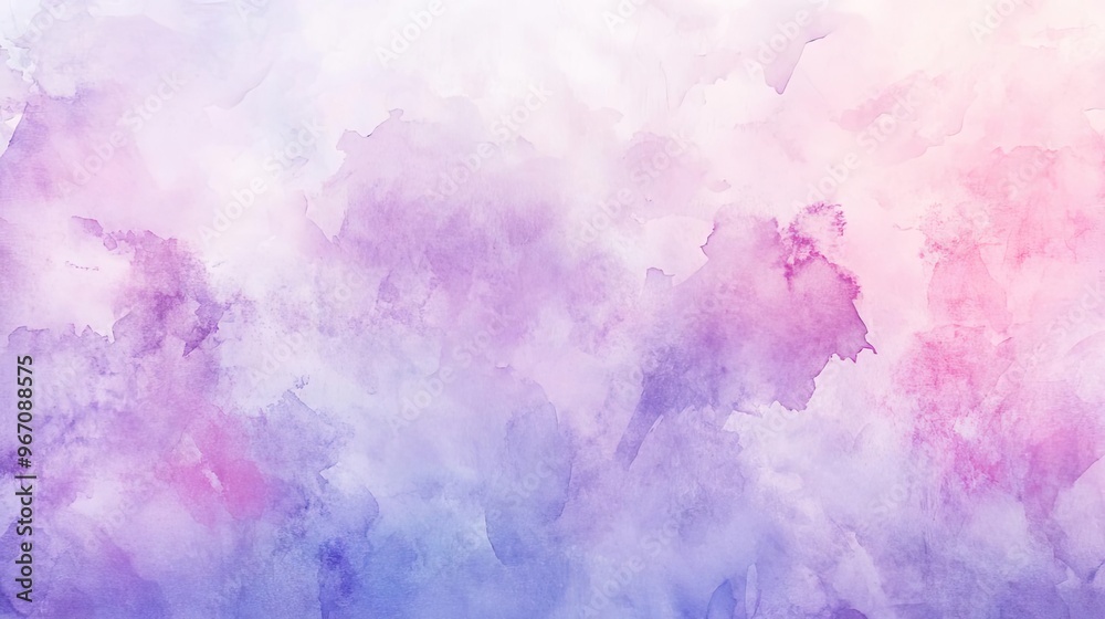 Fototapeta premium A soft abstract watercolor background featuring shades of purple and pink, ideal for creative projects and designs.