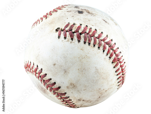 a close up of a baseball photo