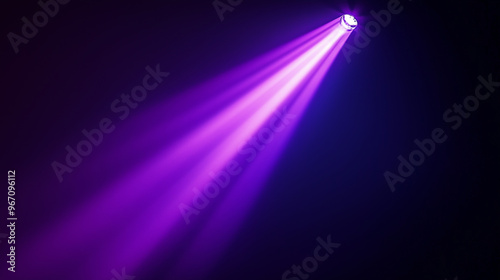 Purple spotlight background