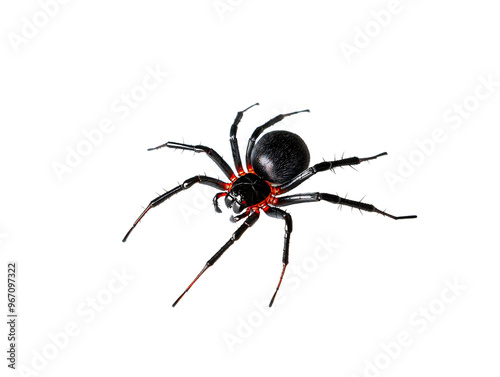 a black and red spider photo