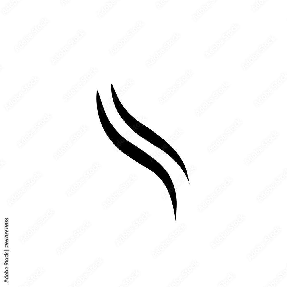 Obraz premium hair wave icon